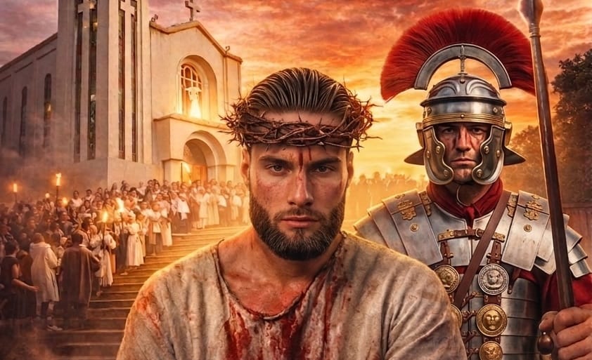 Paixão de Cristo volta a emocionar Louveira nesta Sexta Feira Santa com grande encenação ao vivo