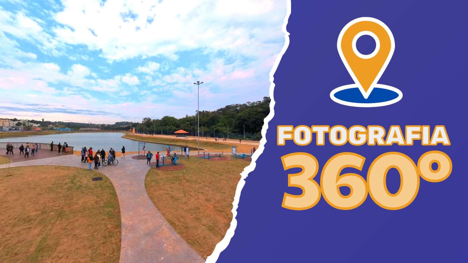 Louveira: Parque do Capivari – Fotografia 360 graus