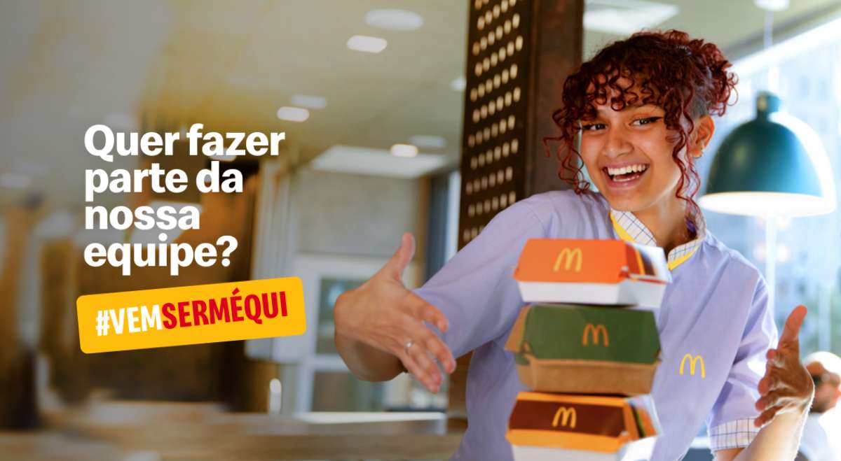 McDonald's está com novas vagas de emprego disponíveis para restaurante de Louveira