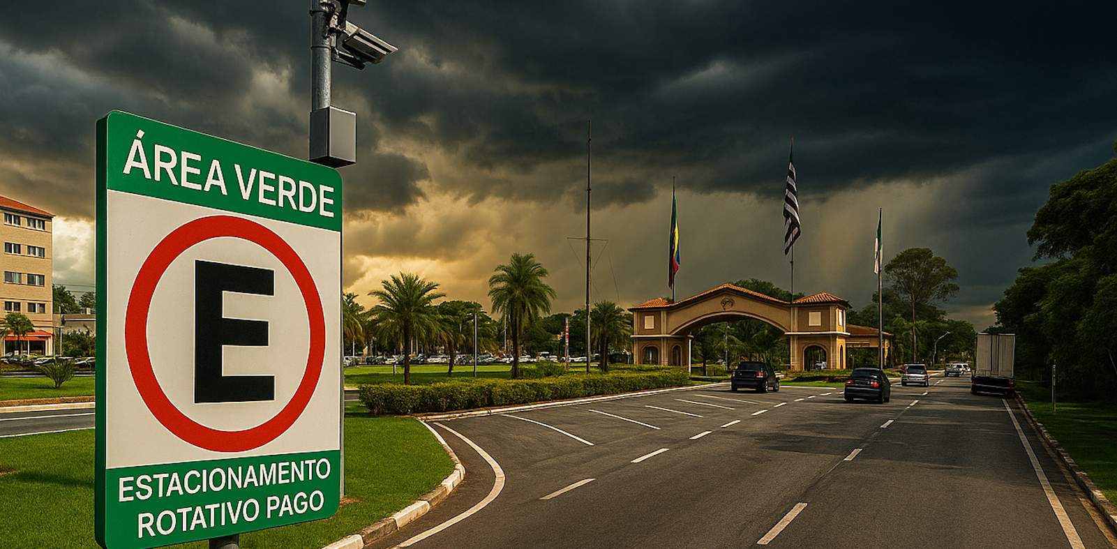 Vinhedo inicia cobrança para estacionar na região do Portal a partir de outubro