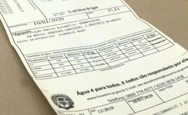 Atenção: Moradores de Louveira com débito automático no Bradesco devem verificar pagamento de contas de água