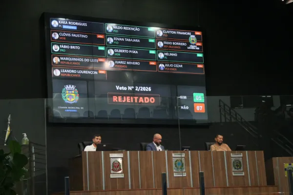 Imagem: Câmara de Louveira derruba veto do prefeito e mantém projeto que impede condenados por violência contra a mulher de o