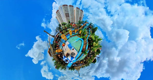 Conheça o Parque Aquático “Thermas dos Laranjais” de Olímpia neste incrível tour virtual