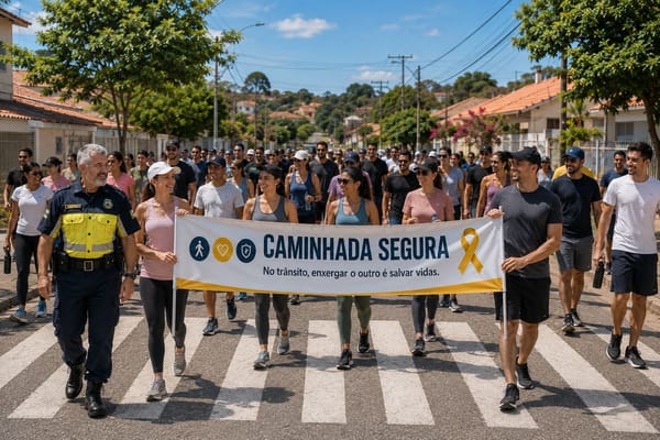 6ª Caminhada Segura em Louveira - Maio Amarelo 2026