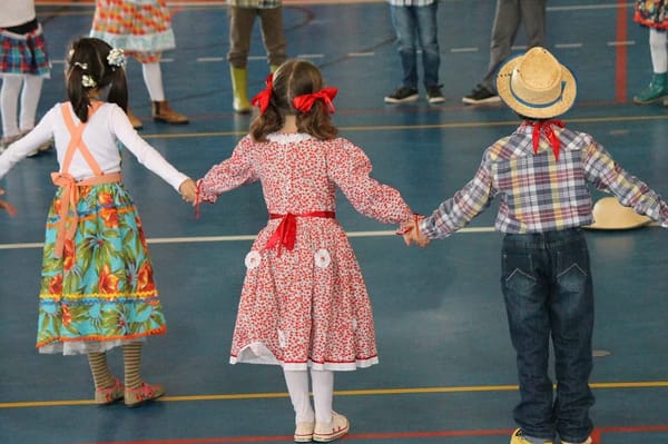 Festa Junina nas escolas municipais em Louveira