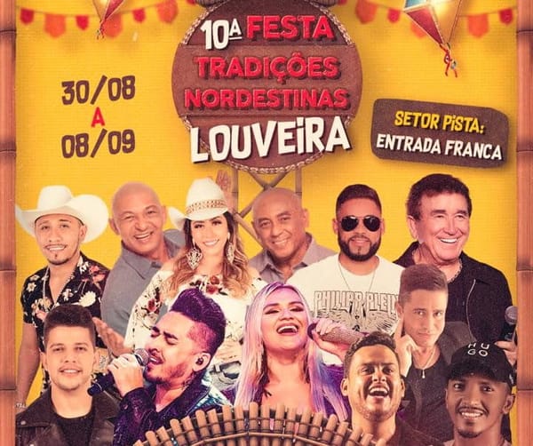 Festa Nordestina de Louveira chega à 10ª edição com grandes atrações e entrada gratuita