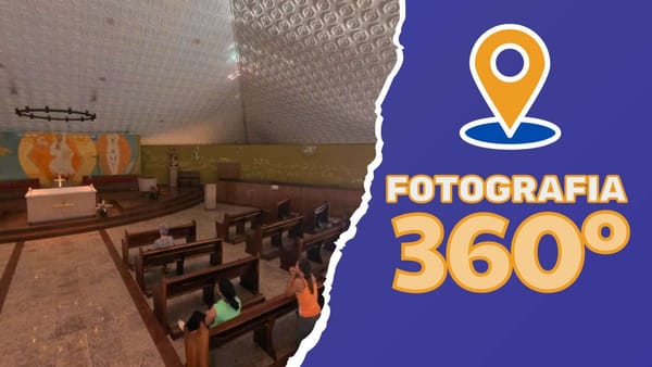 Louveira: Igreja Nossa Senhora Mãe dos Homens – Interior – fotografia 360 graus