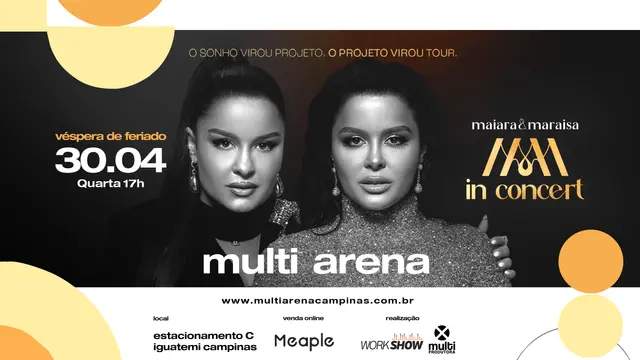 Maiara &amp; Maraisa In Concert: Espetáculo inédito chega a Campinas