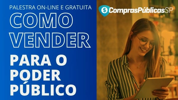 Palestra online e gratuita sobre compras públicas para Vinhedo e região