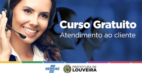 Prefeitura de Louveira e Sebrae oferecem curso online gratuito de atendimento ao cliente