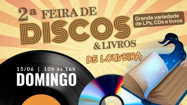 Segunda edição da Feira de Discos e Livros de Louveira acontece durante a tradicional Festa de Santo Antônio
