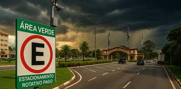 Vinhedo inicia cobrança para estacionar na região do Portal a partir de outubro