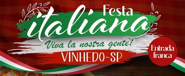 Vinhedo se transforma em Vila Italiana com a Festa Viva La Nostra Gente e show de Tony Angeli