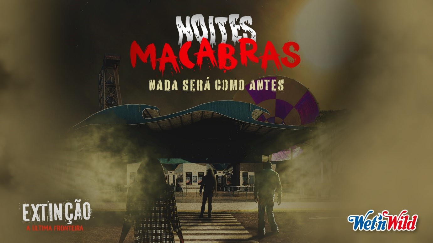 Wet n Wild traz a 9 edição das Noites Macabras com o tema Extinção: diversão, adrenalina e muito terror