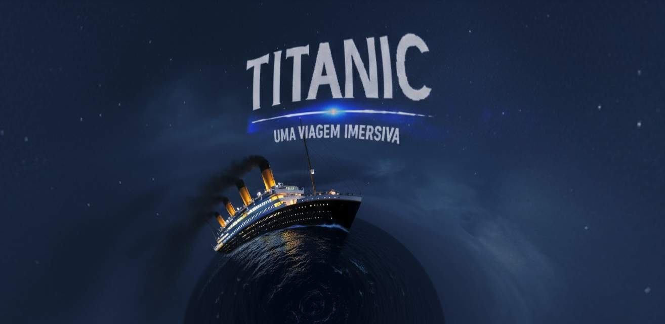 Titanic: tour virtual 360 graus permite conhecer exposição imersiva que conta a história do navio mais famoso do mundo