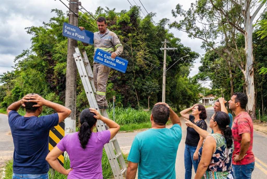 Câmara de Louveira vira alvo de revolta popular após mudar nome da tradicional Estrada do Pau a Pique